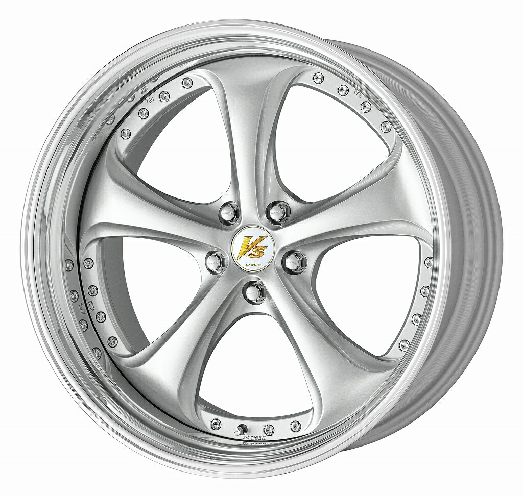 WORK VS KF# 19インチ×9.5J Sリム 5-100 5-114.3 ホイール ワーク LGS/BSB 19x9.5J|タイヤショップZERO2号店