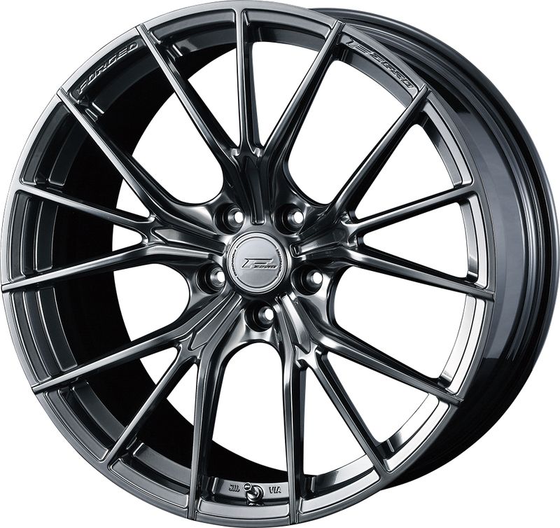 weds Fゼロ FZ-1 19インチ&times;8J +48 5-114.3 ホイール ウェッズ F ZERO DIM-BLK/BRU 19x8J｜タイヤショップZERO2号店