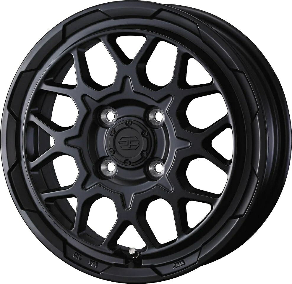 weds ウェッズアドベンチャー スタットベルグ 2 14インチ×5J +39 4-100 ホイール WEDS ADVENTURE STADTBERGE II SEMMAT-BLK 14x5J|タイヤショップZERO2号店