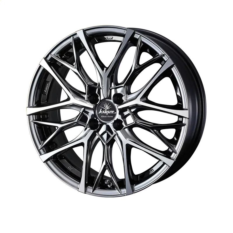 weds クレンツェ ウィーバル 100 17インチ&times;7J +40 4-100 ホイール ウェッズ Kranze Weaval 100 EVO SBC/POL 17x7J｜タイヤショップZERO2号店