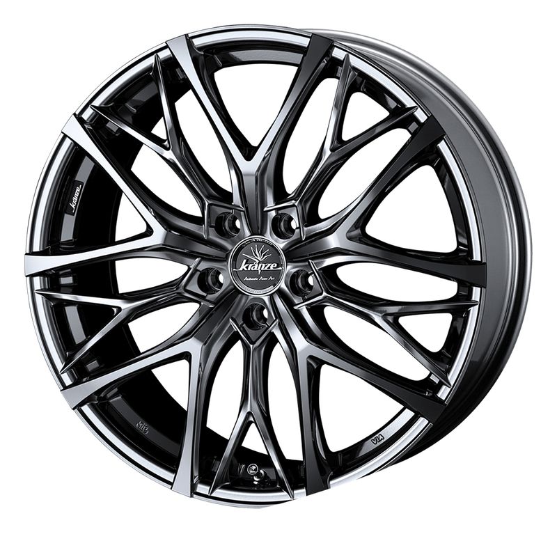 weds クレンツェ ウィーバル 100 20インチ×8.5J +48 5-114.3 ホイール ウェッズ Kranze Weaval 100 EVO SBC/POL 20x8.5J|タイヤショップZERO2号店