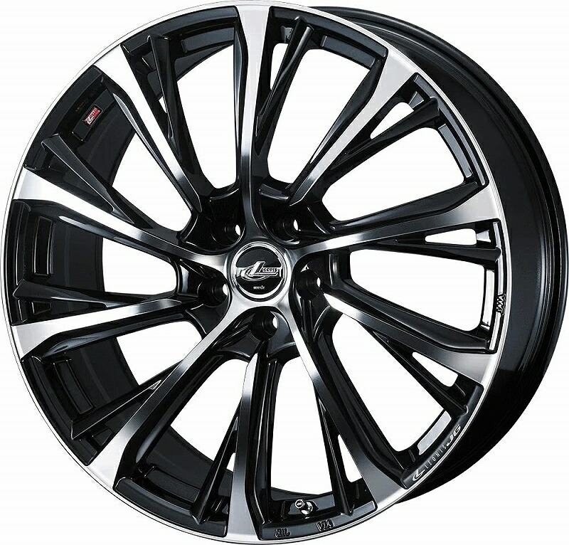 weds レオニス JG 21インチ&times;8J +39 5-114.3 ホイール ウェッズ LEONIS PBMC/BMCMC 21x8J｜タイヤショップZERO2号店