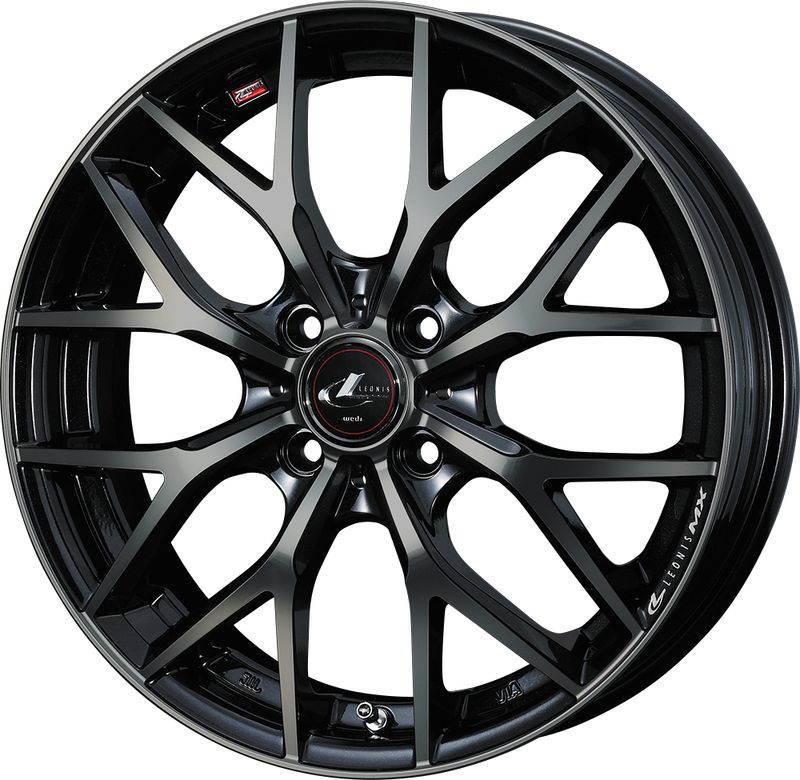 weds レオニス MX 14インチ×4.5J +45 4-100 ホイール ウェッズ LEONIS PBMC/TI 14x4.5J|タイヤショップZERO2号店