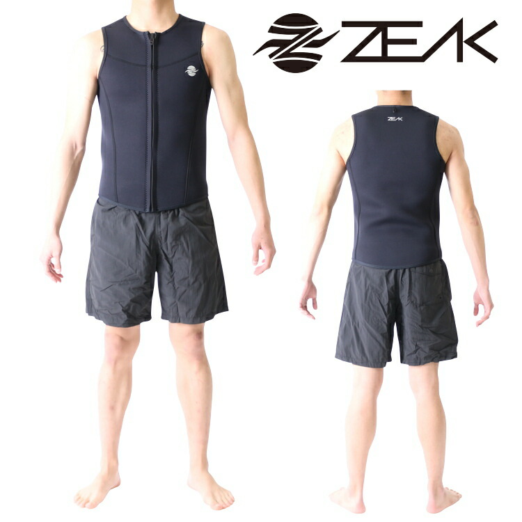 ZEAK(ジーク) ウェットスーツ 男性用 半袖 タッパー ウエットスーツ