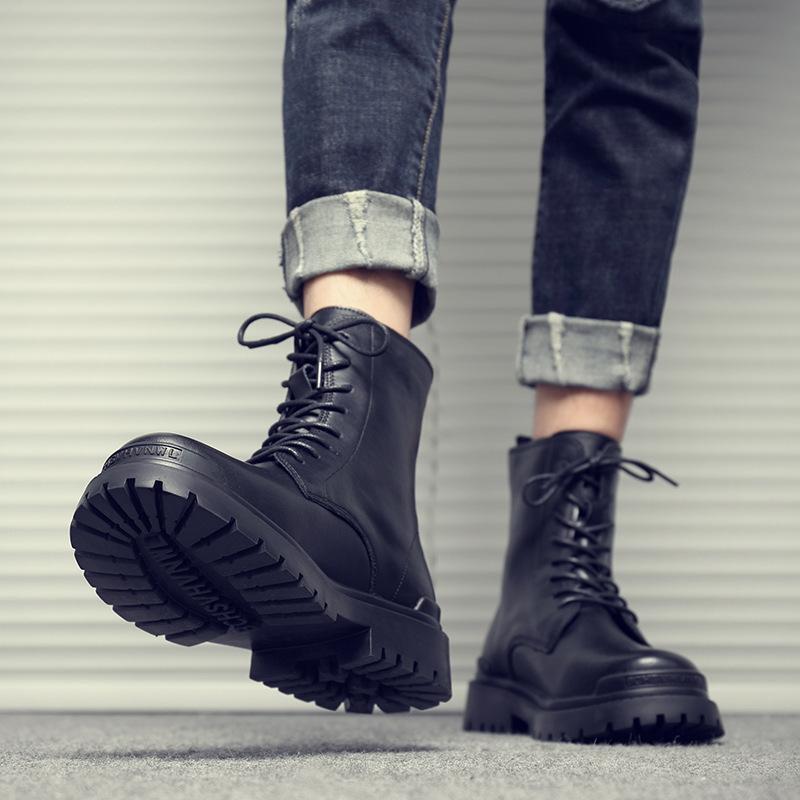 ブラックワークブーツ ハイカット 楽天市場】本革 ショートブーツ ワークブーツ メンズ バイク用