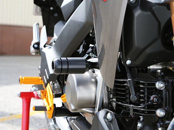 楽天市場 Z125 Pro プロ 16年 エンジンスライダー Babyface ベビーフェイス バイク用品 パーツのゼロカスタム