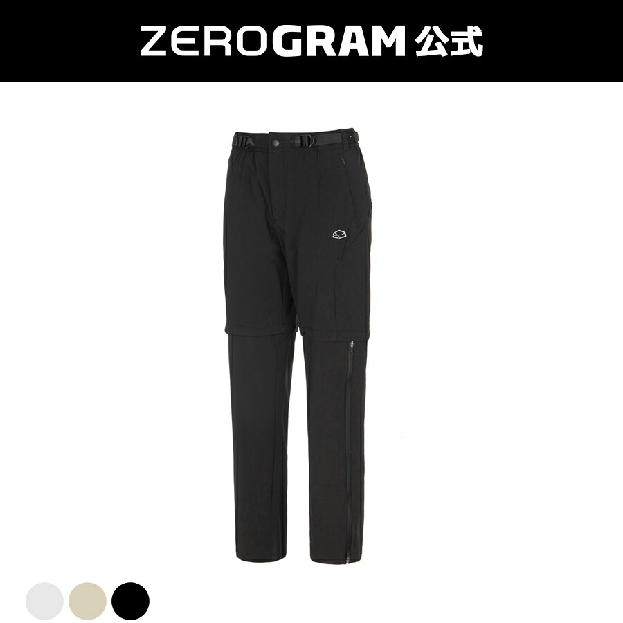 30%OFF【公式】Tectonic180 TrailHiker Detach Pants（Women）ソフトシェル 2way 軽量 ロングパンツ ゼログラム ZEROGRAM 長パン 短パン 秋冬 保温 撥水 ストレッチ 登山 ハイク キャンプ レディーストレッキング