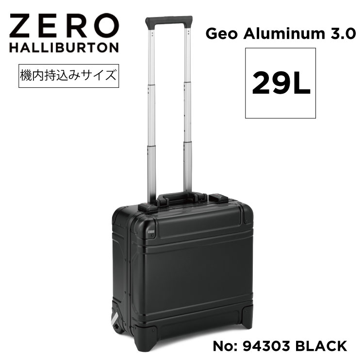 楽天市場】【安心の公式ストア】 スーツケース 機内持ち込み 2輪 ゼロハリバートン アルミ ZERO HALLIBURTON Geo Aluminum  3.0 TR Two-Wheel Business Case 29L (17inch) 94304 : 公式ゼロハリバートン楽天市場店