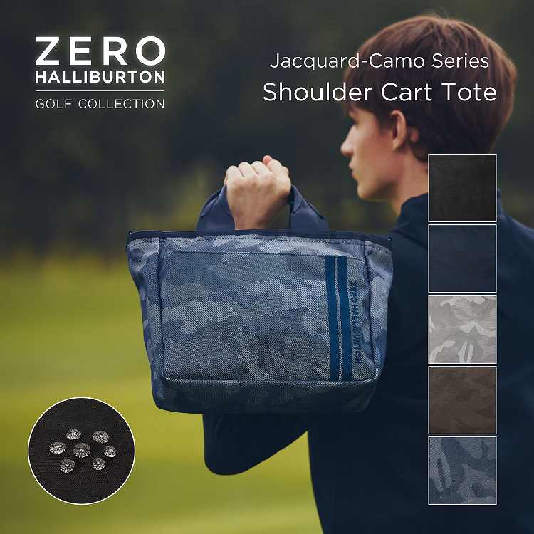 【お買い物マラソン開催中】カートトート ゴルフバッグ ゼロハリバートンゴルフ ZERO HALLIBURTON GOLF JC Series | Shoulder Cart Tote ZHG-B26 JC カモフラ柄 ラウンド用 ミニトート カードバッグ ラウンドバッグ 85255|公式ゼロハリバートン店