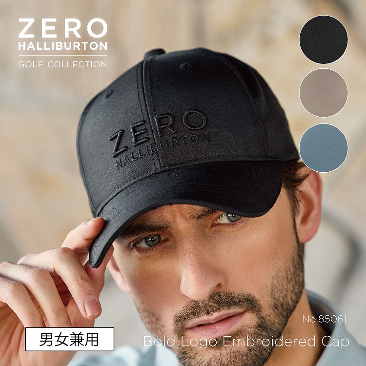 【月間優良ショップ受賞】キャップ ゼロハリバートンゴルフ ZERO HALLIBURTON GOLF | Cap and Visors | Bold Logo Embroidered Cap 男女兼用 ユニセックス ロゴ 全3色 85061
