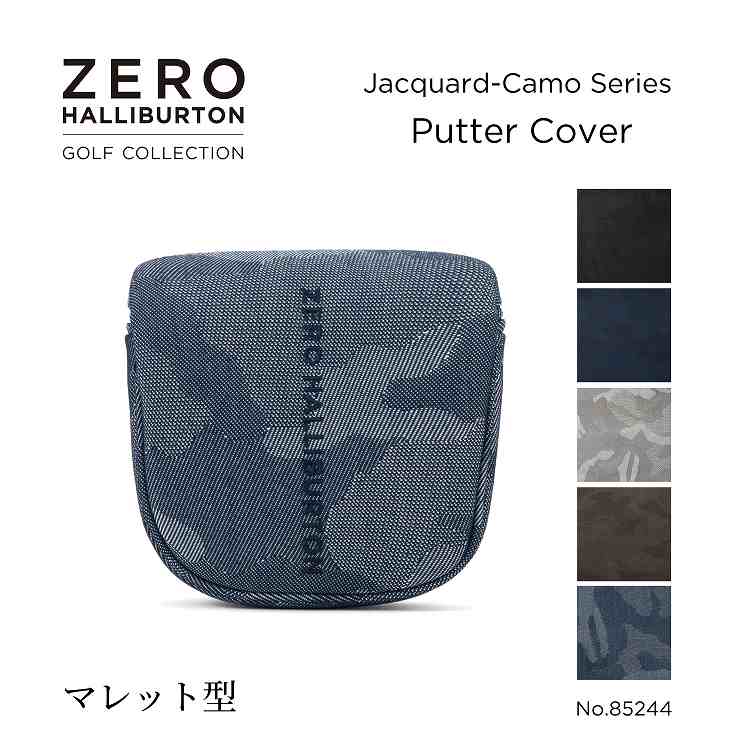 【お買い物マラソン開催中】パター用 ヘッドカバー マレット型 ゼロハリバートンゴルフ ZERO HALLIBURTON GOLF JC Series | Mallet Type ZHG-HC26 JC カモフラ柄 父の日 贈り物 85244|公式ゼロハリバートン店