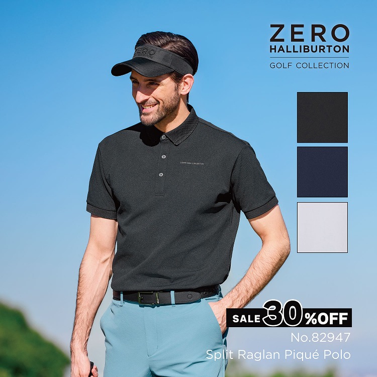 ゼロハリバートン ZERO HALLIBURTON ゴルフ ポロシャツ L 楽天