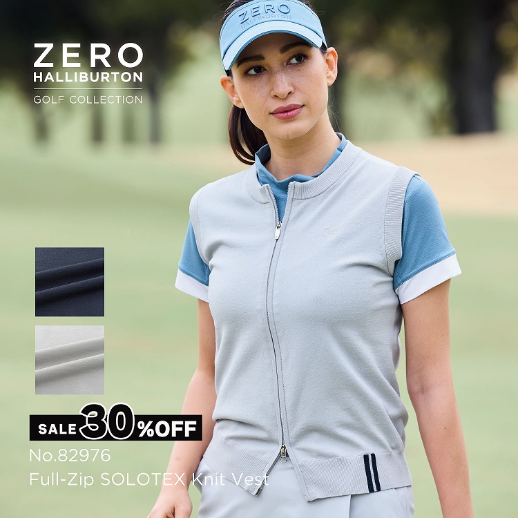 ZERO HALLIBURTON - ゼロハリバートン　ゴルフ　レディース　ベスト 30％OFFセール】ベスト レディース ゼロハリバートン ゴルフ