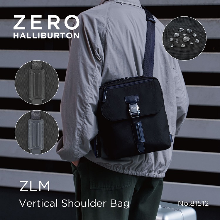 希少　ZERO HALLIBURTON 2way ショルダーバッグ　シルバー ZERO HALLIBURTON(ゼロハリバートン) ショルダーバッグ ZHG-B1