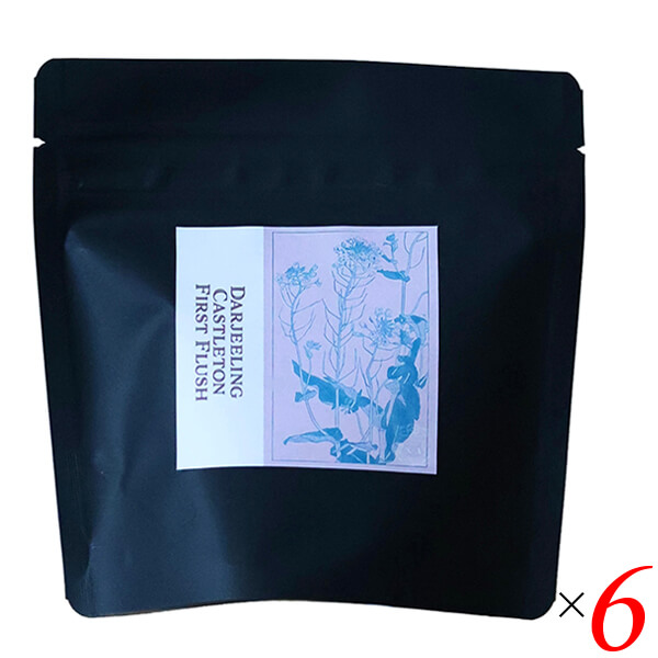 【4/20(月)限定！カードでポイント5倍！】ナナシアン Darjeeling Castleton First Flush FTGFOP1 30g bare leaf 6個セット 紅茶 キャッスルトン 茶葉 リーフ ダージリン