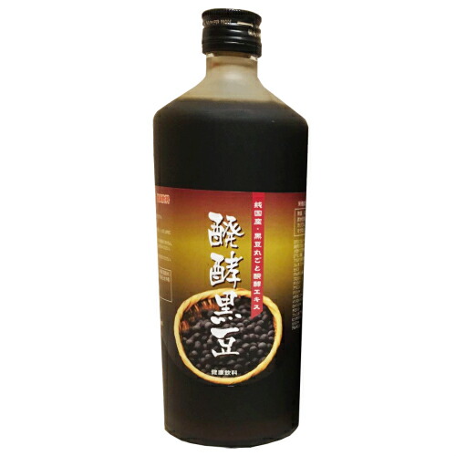 【4/10(金)限定！カードでポイント9倍！】はつらつ堂 醗酵黒豆 720ml　3個セット　送料無料