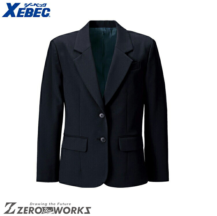 送料無料 ジーベック XEBEC 16018 レディーズジャケット 7 9 11 13 15 17 19 オールシーズン対応 xebec ワークウェア チームウェア タウンユース 作業着 作業服仕事着 ユニフォーム｜ZERO-uni-WORKS