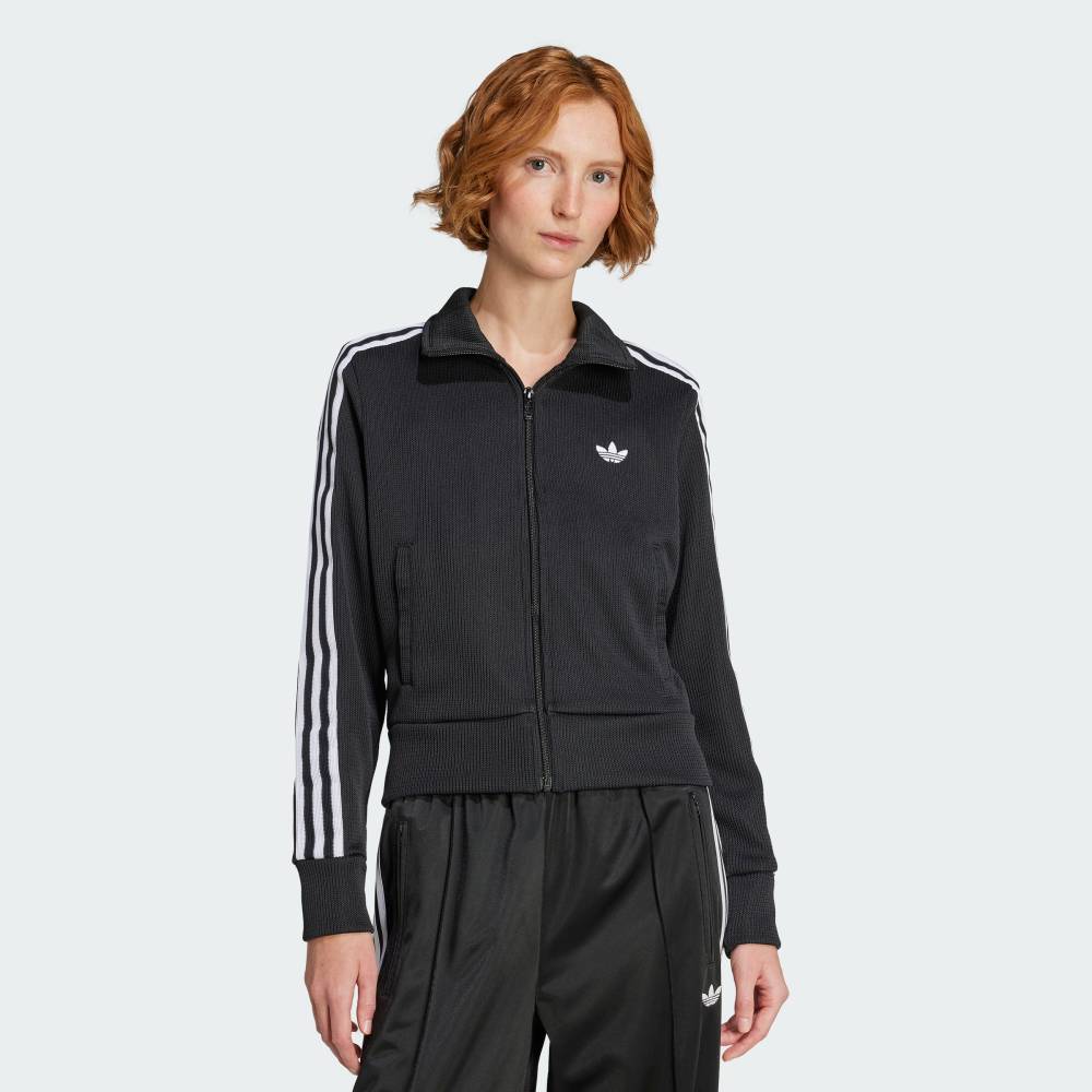 (アディダスオリジナルス) adidas originals ファイヤーバード アディカラー ニット トラックトップ ストリート レディース TX685 JX2613 WOMEN'S ADICOLOR CROPPED FAUX DOWN PUFFER BLACK｜ゼロ・ゼロ・エイト