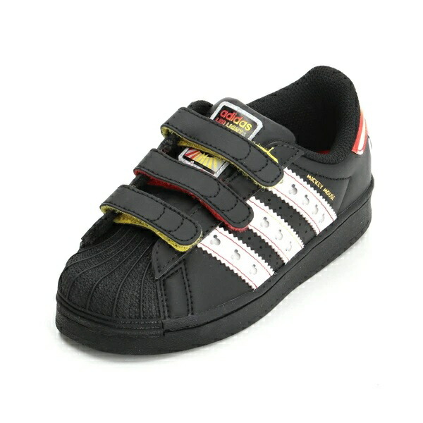 アディダスオリジナルス adidas Originals アディダス ディズニー ＳＳＴ ＬＥＤライト キッズ ガールズ ボーイズ おしゃれシューズ 通園通学 KIDS JP8087 ADIDAS DISNEY SST LED LIGHTS CF C CORE BLACK × CLOUD WHITE × ORBIT GREY
