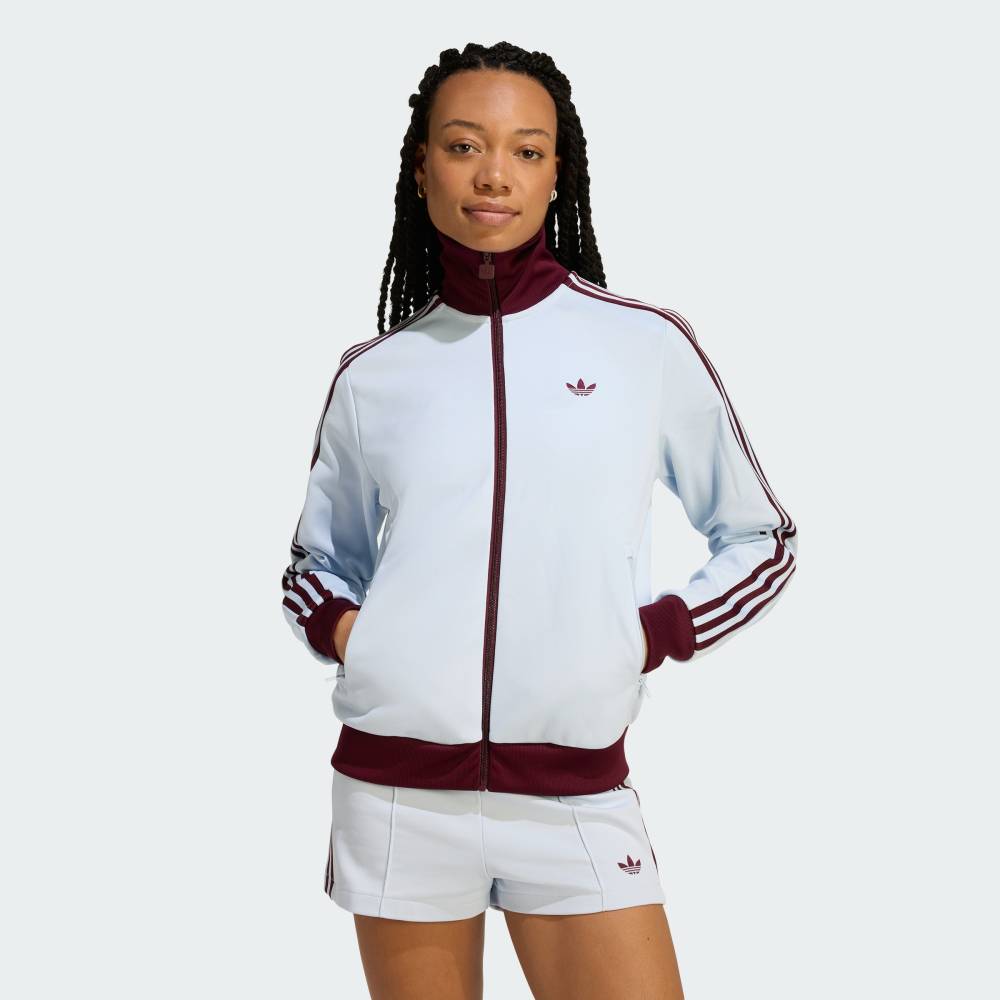 (アディダスオリジナルス) adidas Originals クラシック トラックトップ ジャケット ジャージ レディース 女性 RD367 KD3741 WOMEN'S CLASSIC TRACK TOP CRYSTAL SKY × MAROON