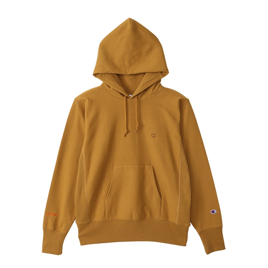 Champion チャンピオン リバースウィーブ フーデッドスウェットシャツ パーカー ストリート 防寒 通勤通学 メンズ MENS REVERSE WEAVE HOODED SWEATSHIRT C3-Y116 765 CAMEL