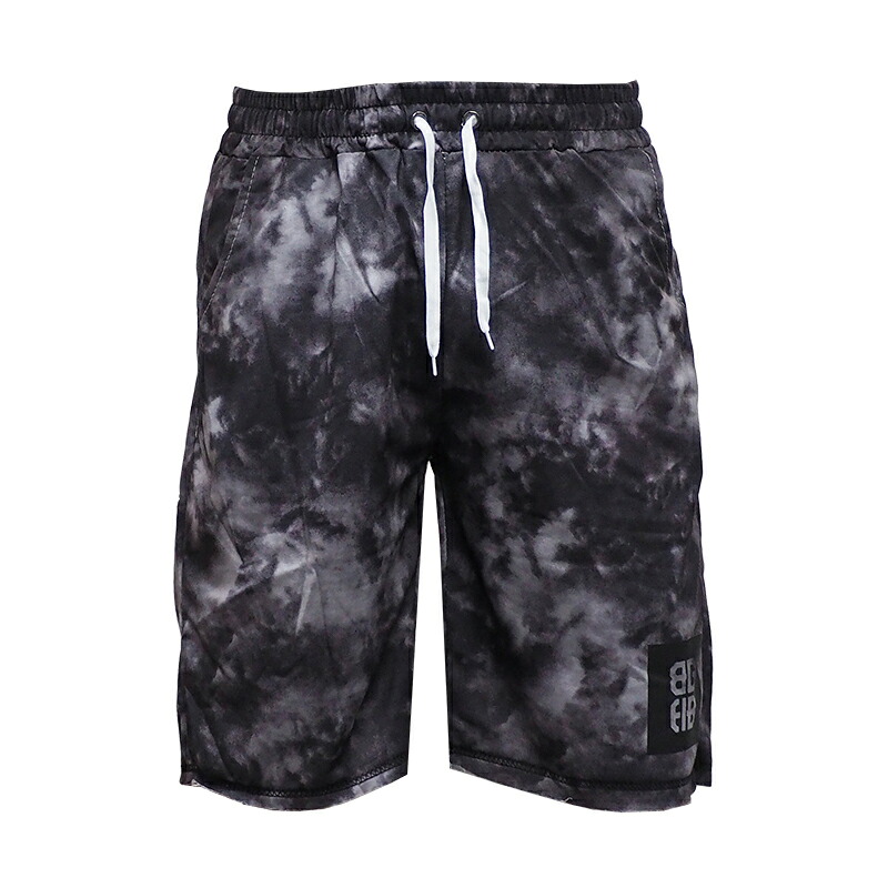 バガーチ タイダイショーツ ハーフパンツ BH-1376 TIEDYE SHORTS BLACK