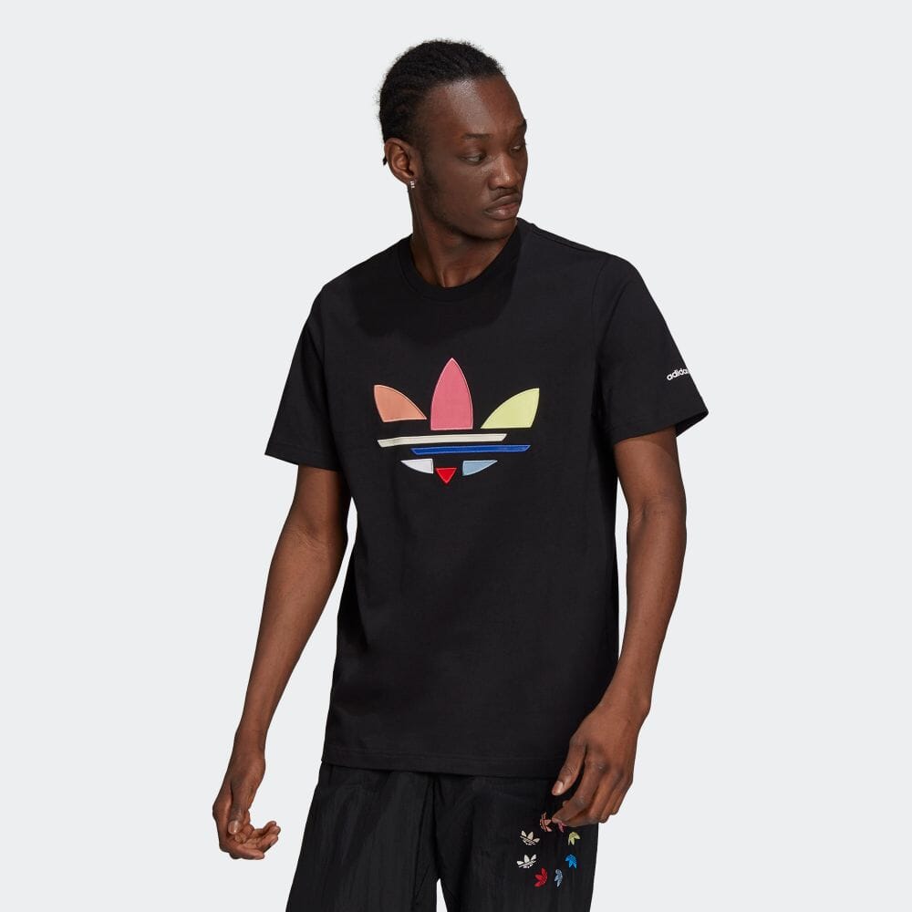 adidas tricolor t shirt