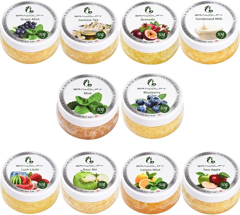 シーシャ フレーバーShisha Friut Set Hookah 水たばこニコチンフリー (10種セット)｜ライフセレクト　LUMIRA（ルミラ）