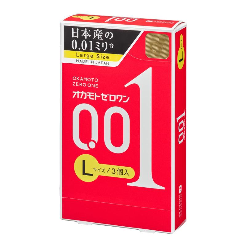 楽天市場】オカモト ゼロワン 0.01 Lサイズ ZERO ONE 0.01 Lsize 3個