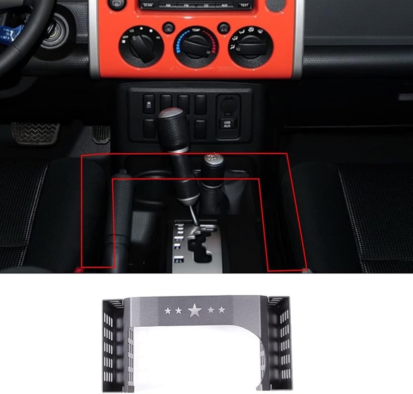 互換品 新型トヨタFJクルーザー専用 2007~2021に適用 収納ボックス シフトレバー ダッシュボード (グレー)|生活雑貨の大型店 暮匠