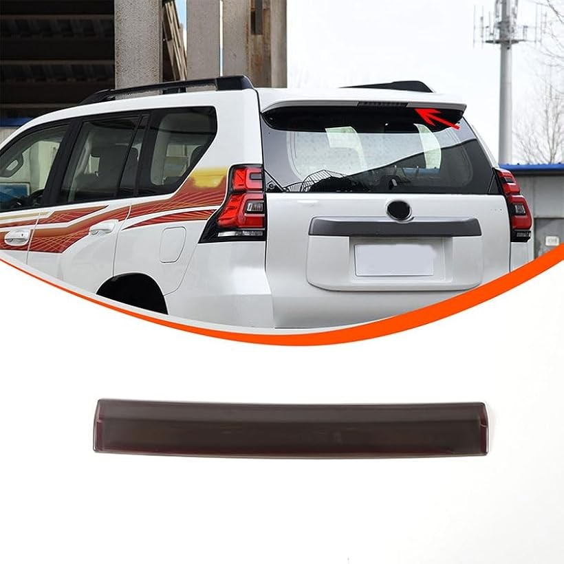 互換品 ランドクルーザー プラド 150系 2010～2023に適用 ブレーキランプカバー ブレーキライト ブレーキライトフレーム スモークカラー ABS素材 取付簡単 貼付タイプ 装飾フレーム 外装パーツ カスタム アクセサリー カー用品｜生活雑貨の大型店　暮匠