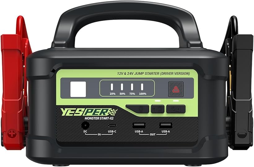 楽天市場】【楽天ランキング1位入賞】ジャンプスターター 12V/24V車用