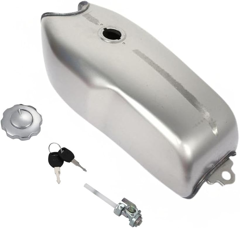 バイク用 燃料タンク 9L 2.4ガロン 未塗装 カフェレーサー 汎用|生活雑貨の大型店 暮匠