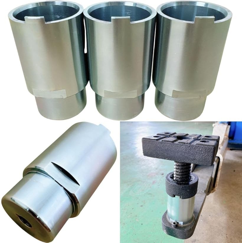 2柱リフト アタッチメント 50Φ 70mm 4個セット ビシャモン Bishamon 新型 スペーサー 7cm 延長 アダプター 二柱 門型 純正受台用 日本国内仕上げ (70mm)|生活雑貨の大型店 暮匠