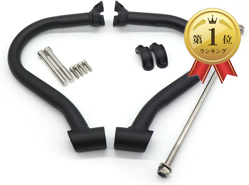 互換品 ホンダ レブル250/500 CL250/300/500用 エンジンガード クラッシュバー スチール製 (ブラック)|生活雑貨の大型店 暮匠