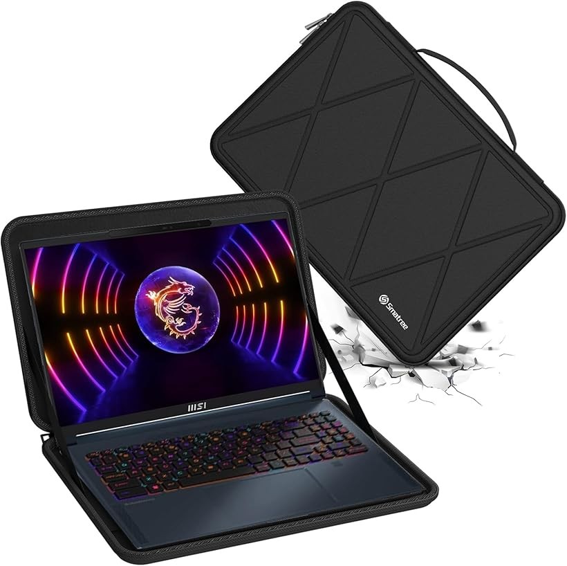 互換品 ハードEVA保護スリーブケース 16インチ MSI Stealth Studioシリーズ/MSI Mercedes AMG A13VG-236 ノートパソコン対応 M95 (Black, For MSI 16インチ(M95))|生活雑貨の大型店 暮匠