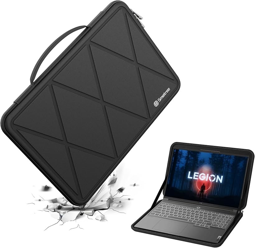 互換品 ハードEVA保護スリーブケース 16インチ Lenovo Legion Slim 7i Gen 8/7 ゲーミングノートパソコンなど (Black-For Lenovo 16インチ, For Lenovo 16インチ(X8292))|生活雑貨の大型店 暮匠