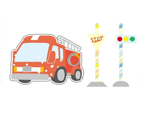 楽天市場 Reflector Sticker 消防車 反射シール リフレクター ステッカー メール便可 ゼウス通販ショップ