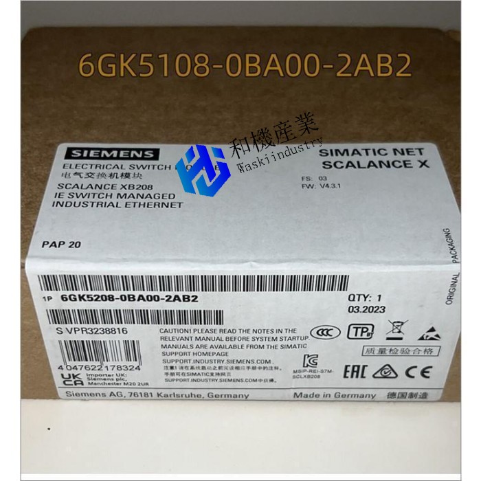 【新品★貨物輸送無料】New communication module 6キーパー5108-0BA00-2AB2 6キーパー51080BA002AB2 Fastdelivery 【６ヶ月引き受ける】