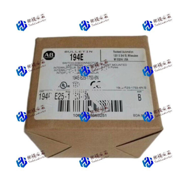 【新品★貨物輸送無料】Allen-Bradley 194E-E25-1753-6n 【6ヶ月引き受ける】