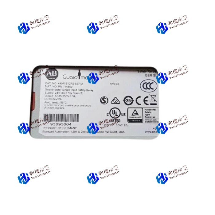 【新品★貨物輸送無料】Allen-Bradley 440R-S12R2 GuardMasterシングルインプット安全性のある中継ぎAB 440RS12R2 【6ヶ月引き受ける】