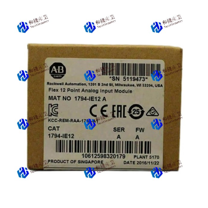 【新品★貨物輸送無料】Allen-Bradley 1794-IE12 Ser a Flex 12尖んがりアナログインプットモデュール1794ie12 【6ヶ月引き受ける】