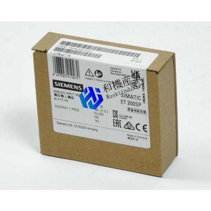 【新品★送料無料】Simatic S7 ET200SP Analog IN 6ES7 134-6JD00-0DA1 6ES7134-6JD00-0DA1 【６ヶ月保証】｜和機産業 109,144円