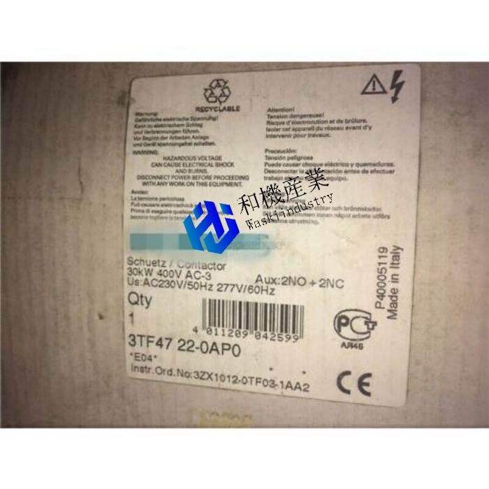 【新品★送料無料】NEW 3TF4722-0AP0 XP 【6ヶ月保証】|和機産業