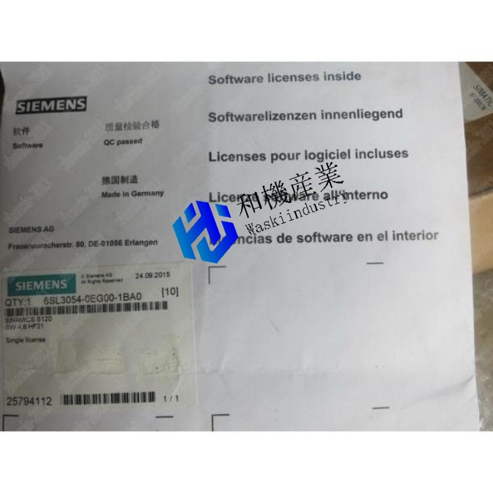 【新品★送料無料】6SL3054-0EG00-1BA0 【６ヶ月保証】