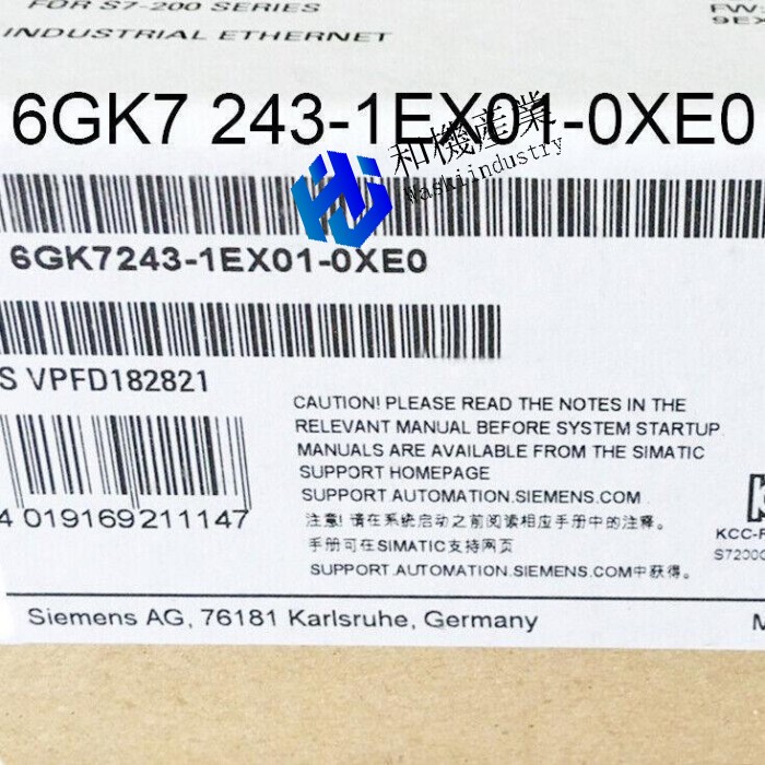 【新品★送料無料】6GK7243-1EX01-0XE0 Ethernet Module 6GK7 243-1EX01-0XE0 NEW 【６ヶ月保証】