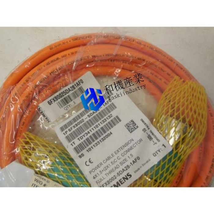 【新品★送料無料】6FX8002-5DA28-1AF0 POWER CABLE 6FX80025DA281AF0 【６ヶ月保証】