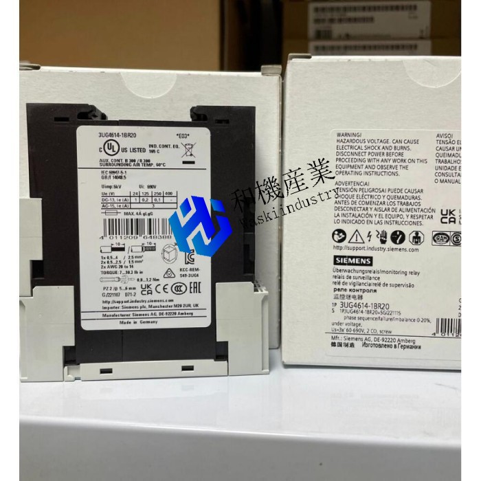 【新品★送料無料】3UG4614-1BR20新しいリレー監視リレー3UG4614-1BR20迅速な配信 【６ヶ月保証】｜和機産業 61,050円