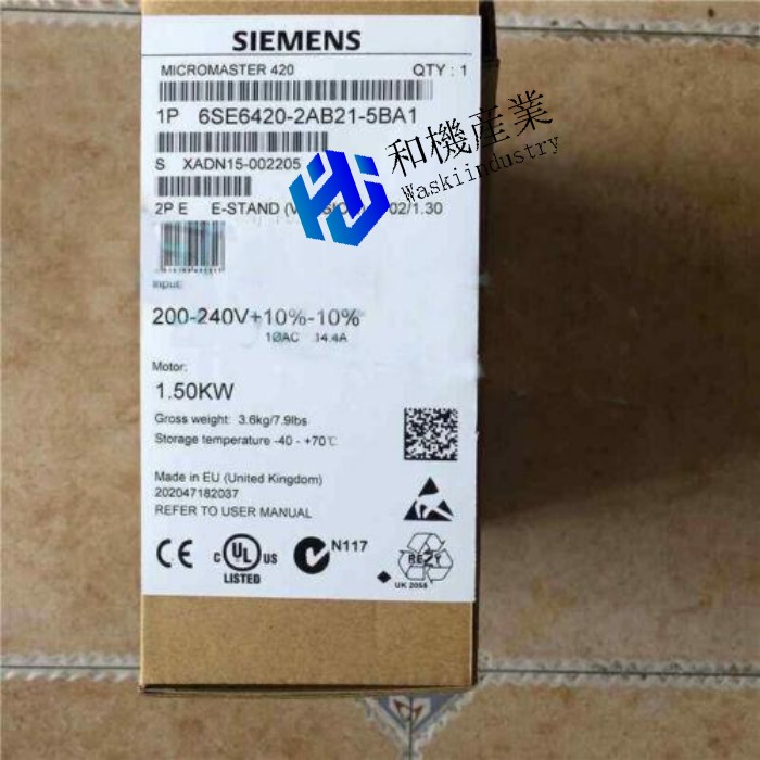 【新品★貨物輸送無料】New 6SE6 420-2AB21-5BA1 6SE6420-2AB21-5BA1 【６ヶ月引き受ける】