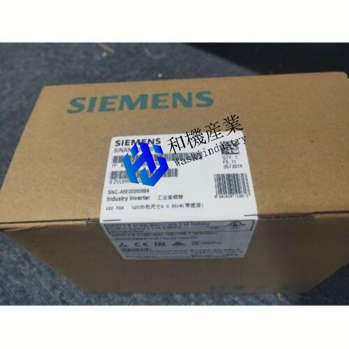 【新品★送料無料】新しい 6SL3210-5BE15-5CV0 V20 コンバータ 0.55KW 3AC 380V 【６ヶ月保証】